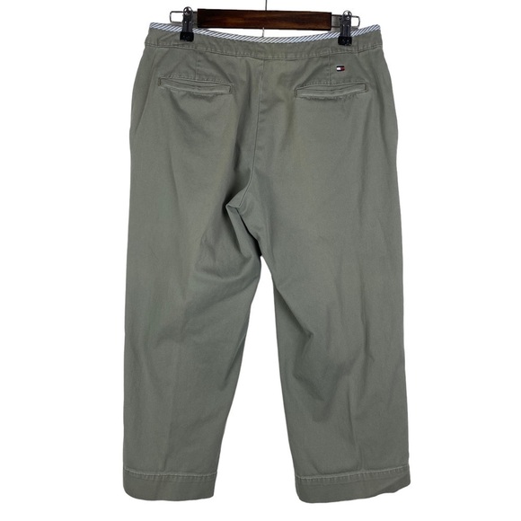 Tommy Hilfiger Cotton Capris Women's 8 Light Gray - Picture 2 of 9